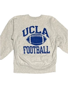 FELPA BASKET UCLA VINTAGE CHAMPION REVERSE WEAVE ANNI 90 GRANDE MADE USA - Foto 1 di 5