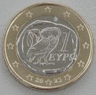 1 E.uro Kursmünze Griechenland 2025 Eule unz.