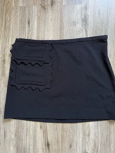 Victoria Beckham for Target Skirt Black Scallop Trim Size 1X - Picture 1 of 7