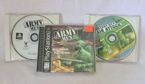 [3] Army Men 3D & Air Attack (Sony Playstation 1, 1999) Collectors Edition - Picture 1 of 10