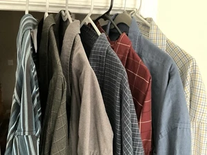 3XLT Mens Shirts Lot Of 7 Long Sleeve Button Down, Big & Tall - Picture 1 of 5