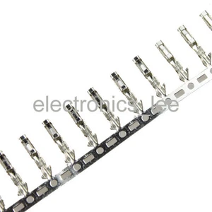 100Pcs Female Pin Connector Terminal 2.54mm Pitch for Dupont Jumper Wire Cable - Bild 1 von 3