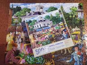 Bits and Pieces Victorian Spring # 40702 Puzzle vollständig 500 Stck. 16x20 - Bild 1 von 6