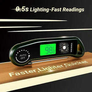 INKBIRD Digital BBQ Thermometer RHT-11K Fast Readout IP65 Waterproof Kitchen C/F - Picture 1 of 10