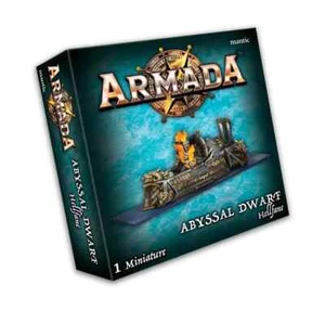 Armada Abyssal Dwarf Hellfane Battleship - Mantic Games Miniature Game New! - Picture 1 of 1