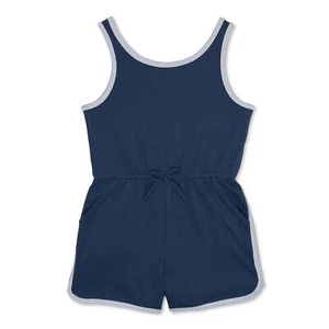 Wonder Nation Girls Sleevless Dolphin Hem Romper Insignia Blue Size M (7-8) - Picture 1 of 6