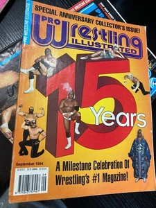 Revista ilustrada PWI Pro Wrestling WWF WCW - septiembre 1994 - especial de 15 años - Imagen 1 de 3