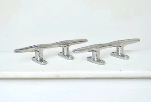 2x Boot Edelstahl Kreuzende Deckstollenstollen Seilbinder 200mm/8" - Bild 1 von 5