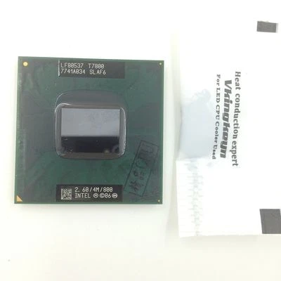 Intel Core 2 Duo T7800 2.6 GHz 800 MHz SLAF6 Socket M,Socket P CPU for Laptop - Image 1 of 2