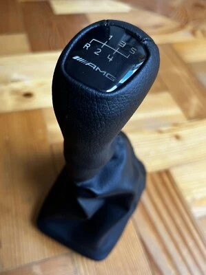 BRAND NEW MERCEDES BENZ W201 W202 AMG 5 SPEED GEAR KNOB WITH GAITER GAITOR - Image 1 of 2