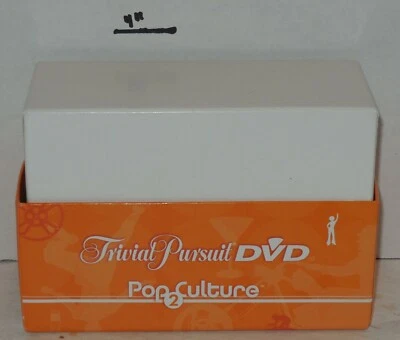 Hasbro Trivial Pursuit 2005 DVD Cultura Pop 2 tarjetas de respuesta de preguntas de repuesto Foto 1 de 4