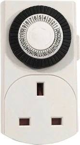 13A Netzstecker 24 Stunden Analog Mechanisch Programmierbar Timer - Bild 1 von 2