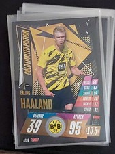Erling Haaland Topps Match Attax 2020/21 Gold Limited Edition Rare LE9G New