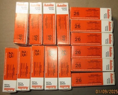 Resistencia Bujía Autolite 25 26 46 Nuevo de Lote Antiguo Pontiac Chrysler Dodge Ford Chevrolet Foto 1 de 3