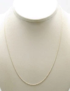 STERLING SILVER CURB CHAIN LINK NECKLACE 19.0" #F173 - Picture 1 of 3