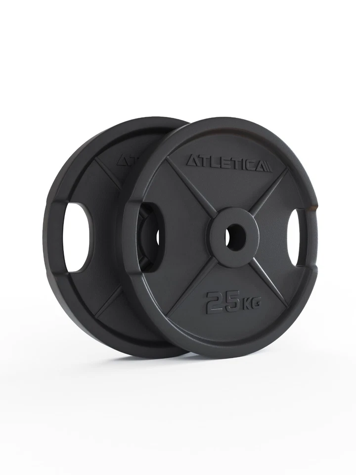 ATLETICA 2H Iron Plates | ⌀50mm | Paarweise | Hantelscheiben aus Gusseisen