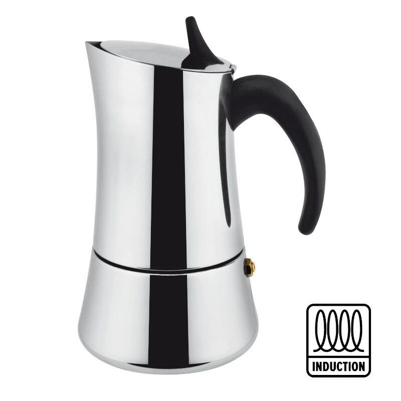 ILSA CAFFETTIERA  ESPRESSO ELLY INOX 18/10 FONDO INDUZIONE 2  - 6 - TZ ART 88 Foto 1 de 1