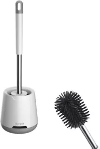 Ibergrif M34152 Silicone Toilet Brushes & Holders, Deep Cleaner, Toilet Brush wi - Picture 1 of 5