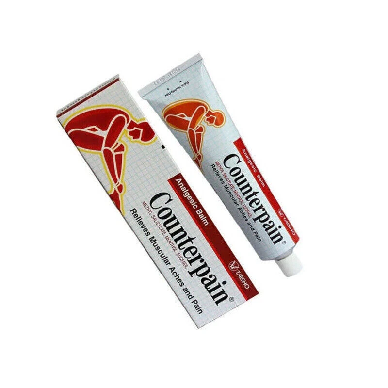 3 X 120g - Counterpain Red Warm Hot Relief Muscular Pain Massage Analgesic Balm