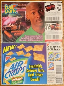 MICHAEL JORDAN, 1999 "BALL PARK" ADVERTISEMENT IN EXCELLENT CONDITION - Picture 1 of 1