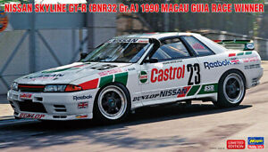 Hasegawa 1:24 Nissan Gt-R BNR32 Gr.a 1990 Macau Guia Carrera Ganador