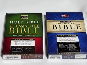 New! KJV The Smallest Bible by Thomas Nelson Bonded Leather King James Version - Picture 1 of 7