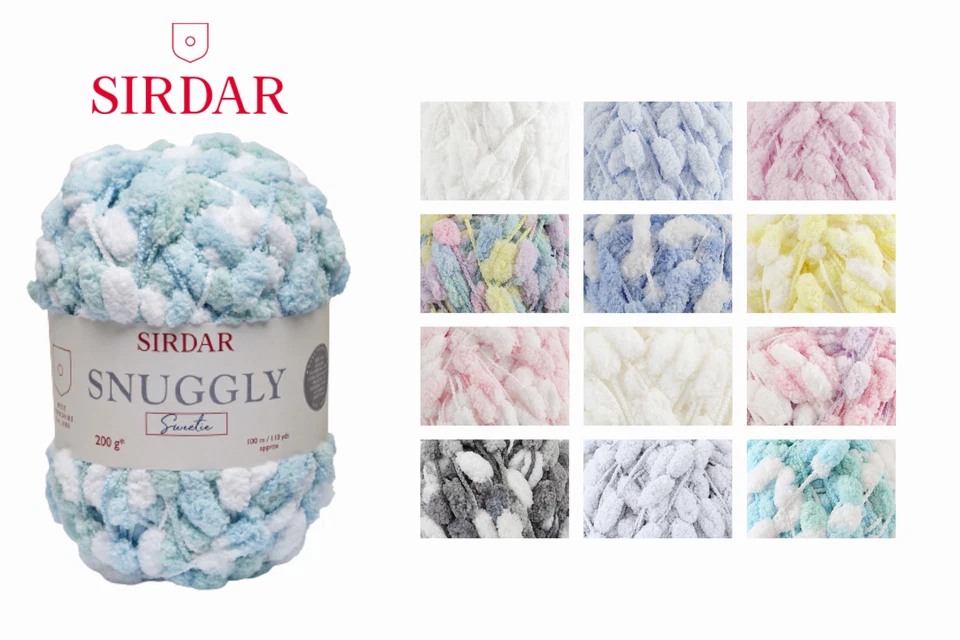 Sirdar Snuggly Sweetie 200g Wool - Knitting Yarn Pom-Poms Polyester Super Soft - Image 1 of 1