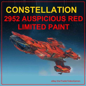 STAR CITIZEN PAINTS - CONSTELLATION - 2952 AUSPICIOUS RED Limited Paint / Skin - Picture 1 of 1