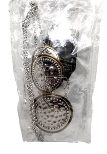 Paparazzi Silver Buckle Down P2SE-MTXX-193TP Multi Necklace/Earrings - Picture 1 of 3