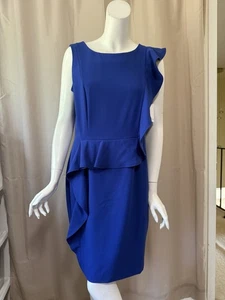 New Clavin Klein women Blue Dress size 12/L - Picture 1 of 7