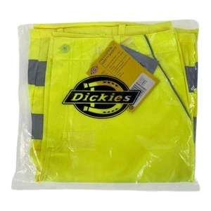 Dickies Poly/Baumwolle Sicherheitsshorts Hi-Vis Gelb SA35030 Herren Neu | Large - Bild 1 von 3