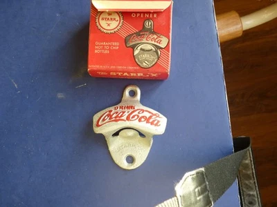 Vintage Starr "X" COCA-COLA SODA Wall-Mount Bottle Opener Mint - Image 1 of 4