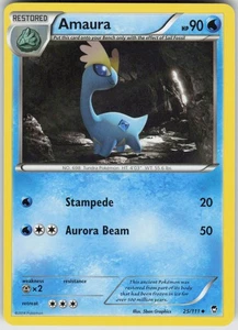 Pokemon Amaura 25/111 XY - Furious Fists Uncommon NM - Picture 1 of 2