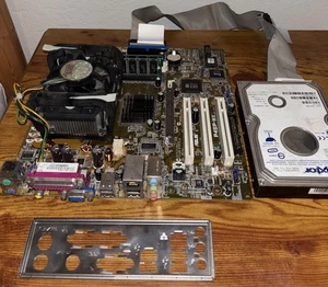 ASUS P4SP-MX  Socket 478 P4 2800mhz 2gb 80gb HDD WinXP AGP - Picture 1 of 6