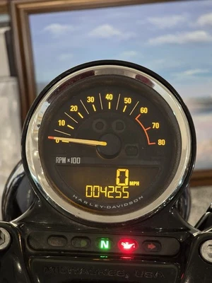 2016 Harley Sportster Forty Eight XL1200 velocímetro Milwaukee 4000 milhas - Imagem 1 de 4