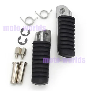 Front Footrest Foot Pegs for Kawasaki ZR1100 ZRX1100 1997-2000/ ZRX1200R 2001-08 - Picture 1 of 7
