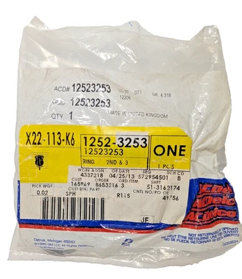 Genuine GM 12523253 Retaining Ring Multi-Purpose Snap Ring Manual Transmission - Image 1 of 4