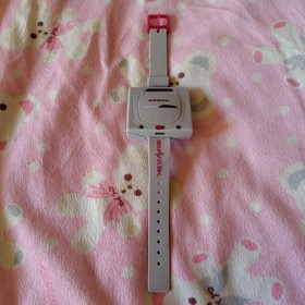 Sega Saturn watch with insulated sheet, subculture fashion goods
