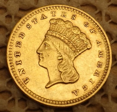 1859 U.S. $1.00 Gold - Image 1 of 4