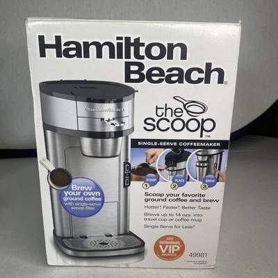 Hamilton Beach The Scoop Single Serve Coffee Maker - Stainless Steel (49981) - Image 1 of 4