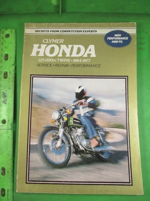 1964-1977 Honda 125-200 Doppio Riparazione Servizio Officina Shop Manuale M321 - Immagine 1 di 4