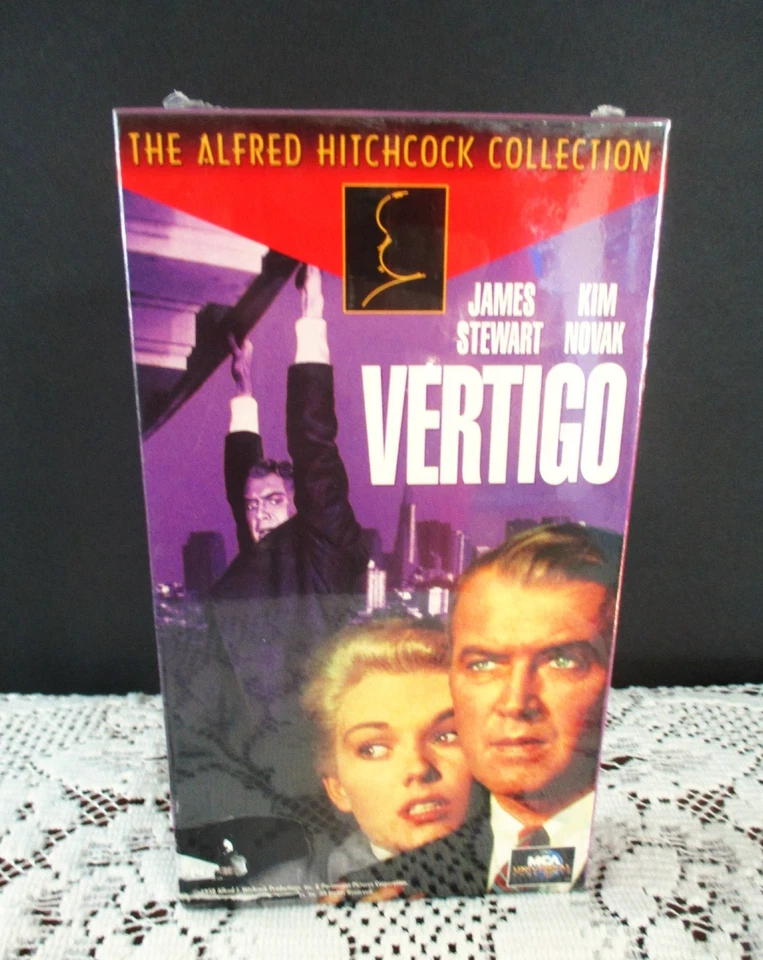 ALFRED HITCHCOCK'S VERITIGO - JAMES STEWART - KIM NOVAK - VHS - BRAND NEW - Image 1 of 1
