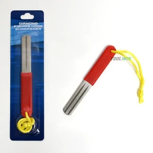 Afilador de limas de gancho de pesca de diamante caja de aparejos afilado afilado ángulo ranurado - Imagen 1 de 4