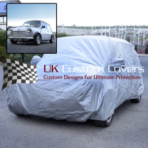 CLASSIC AUSTIN MINI CAR COVER SALOON INDOOR/OUTDOOR (1959 - 2000) SILVER 096 - Picture 1 of 12