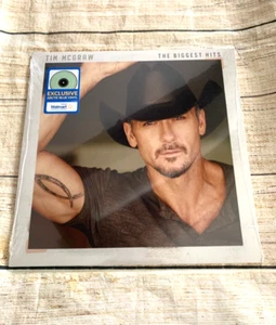TIM MCGRAW The Biggest Hits Arctic Blue Vinyl Record Walmart Exclusive - Picture 1 of 2