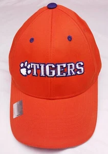 Cappello berretto baseball Clemson Tigers arancione regolabile accattivante marca copricapo - Foto 1 di 10