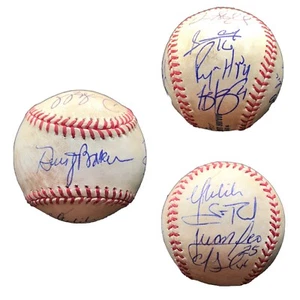 2011 Cincinnati Reds Team Signed OMLB Dusty Baker Scott Rolen Todd Frazier - Picture 1 of 8