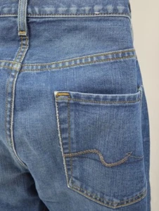 7 FOR ALL MANKIND Men's Carsen Straight Jeans Zip Fly Blue jean Size 31 x 34 NEW - Picture 1 of 9