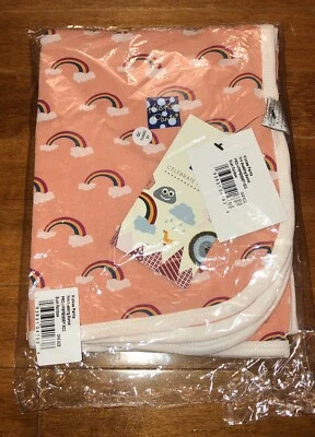 Kickee Pants Bamboo Blush Rainbow Swaddling Blanket Swaddle New - Image 1 of 4