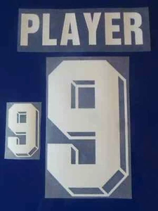 Set Flock Nummer number Trikot jersey shirt Kroatien Croatia Hrvatska 1998 away - Bild 1 von 1